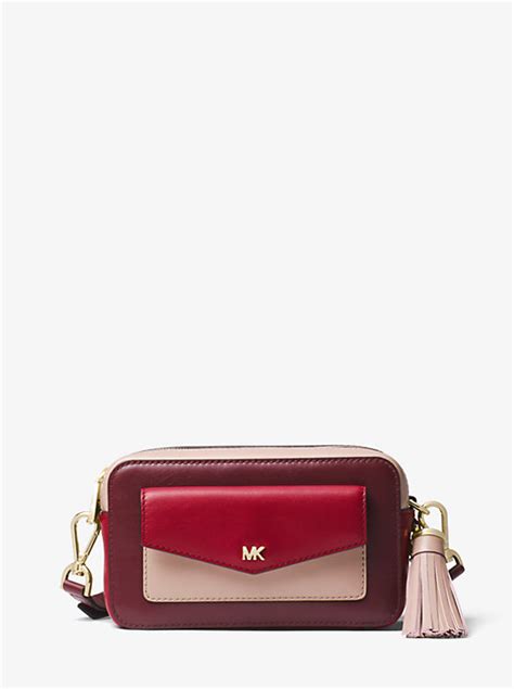 michael michael kors small tri-color leather camera bag style 32f8gf5m5t|Small Tri.